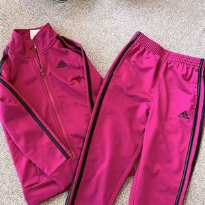 Girls adidas track suit
